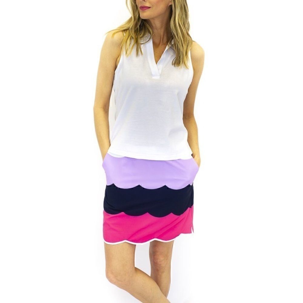 Golftini Scallop Performance Skort - Picture 4 of 14